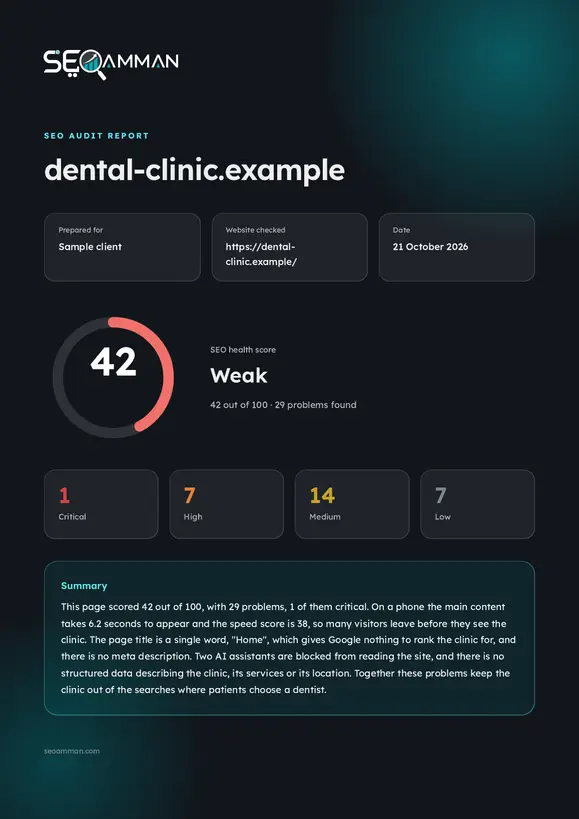 A look inside the report